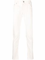 Jacob Cohën pantalon skinny à taille basse - Blanc