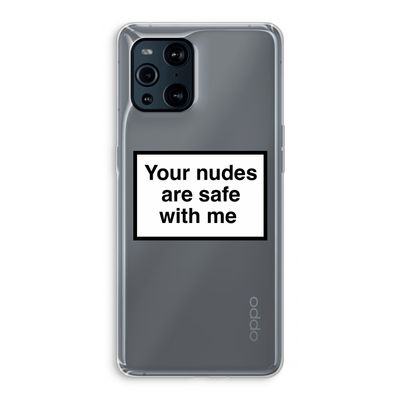Safe with me: Oppo Find X3 Transparant Hoesje