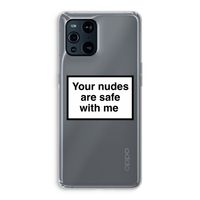 Safe with me: Oppo Find X3 Transparant Hoesje