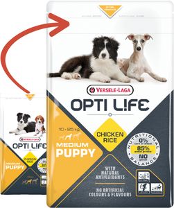 Versele-Laga Opti Life Puppy - Medium - 12,5 kg