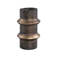 PTMD vaas danzic goudkleurig 23 cm | 4 stuks