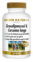 Golden Naturals Supplementen Groenlipmossel & Curcuma Longa 180Capsules