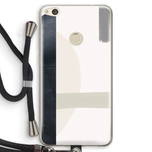 Baca: Huawei Ascend P8 Lite (2017) Transparant Hoesje met koord