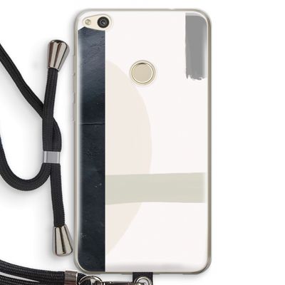 Baca: Huawei Ascend P8 Lite (2017) Transparant Hoesje met koord