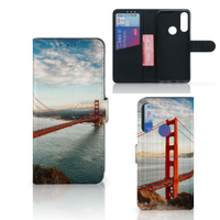 Alcatel 1S 2020 Flip Cover Golden Gate Bridge