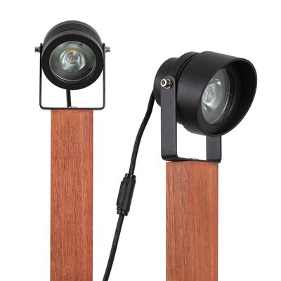 Buitenlamp Tree beamer Tuinspot zwart sokkel