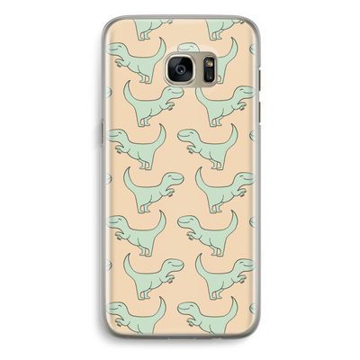 Dinos: Samsung Galaxy S7 Edge Transparant Hoesje