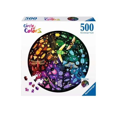 Ravensburger puzzel 500 stukjes circle of colors insects
