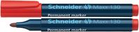 Schneider permanent marker Maxx 130 rood - thumbnail