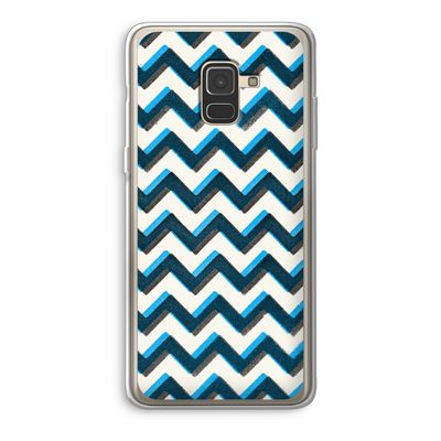 Onderbroken lijn: Samsung Galaxy A8 (2018) Transparant Hoesje