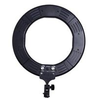 18 Dimbare Desktop LED Selfie Ring Light Fill-in Lamp Studio Fotografie Verlichting met Telefoonhouder - Zwart - thumbnail