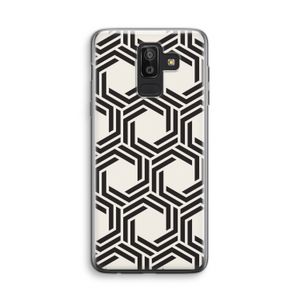 Geometrisch patroon: Samsung Galaxy J8 (2018) Transparant Hoesje