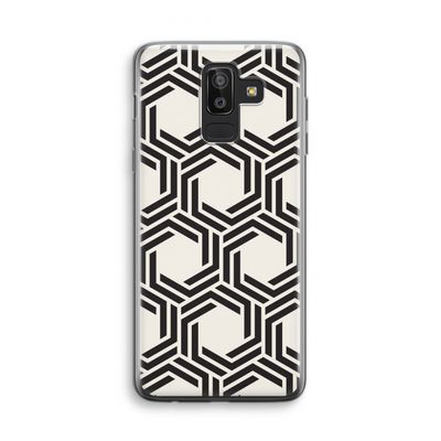 Geometrisch patroon: Samsung Galaxy J8 (2018) Transparant Hoesje