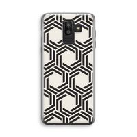 Geometrisch patroon: Samsung Galaxy J8 (2018) Transparant Hoesje Geometrisch patroon: Samsung Galaxy J8 (2018) Transparant Hoesje