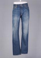 Vintage Straight Levi&apos;s 501 Blue size 34 / 35 - thumbnail