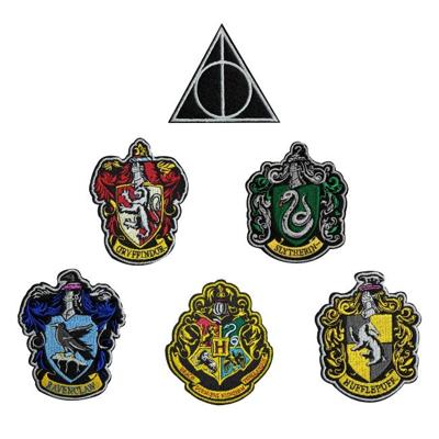 Harry Potter Patches 6 Stuks van de Wapens van de Huizen