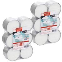 Trend Candles Waxinelichtjes - 24x stuks - 8 branduren