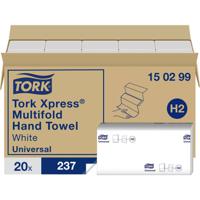 TORK 150299 Xpress Multifold Universal Papieren handdoeken (l x b) 23.4 cm x 21.3 cm Wit 4740 stuk(s)