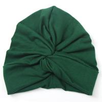 Baby mutsje katoen zachte tulband knoop zomer Boho Kids meisjes pasgeboren GLB (groen)