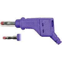 Stäubli XZGL-425 Lamellenstekker Stekker, recht Stift-Ø: 4 mm Violet 1 stuk(s)