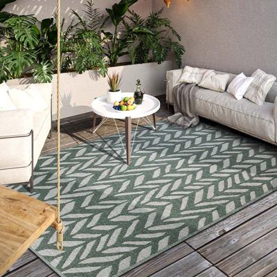 Buitenkleed Georgette - Groen 230x160cm - - Dekbed-Discounter.nl