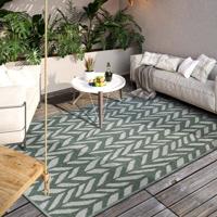 Buitenkleed Georgette - Groen 230x160cm - - Dekbed-Discounter.nl