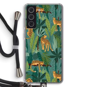 Luipaard 2: Samsung Galaxy S21 FE Transparant Hoesje met koord