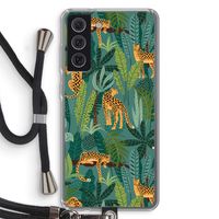 Luipaard 2: Samsung Galaxy S21 FE Transparant Hoesje met koord