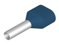 Weidmüller 9004430000 Dubbele adereindhulzen 2.5 mm² Deels geïsoleerd Blauw 250 stuk(s)