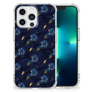 Doorzichtige Silicone Hoesje voor Apple iPhone 13 Pro Voetbal