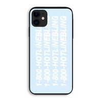 Hotline bling blue: iPhone 11 Biologisch afbreekbaar hoesje