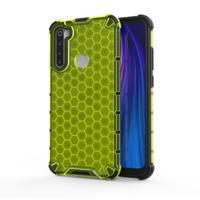 Voor Redmi Note 8 schokbestendige honingraat PC + TPU case (groen)