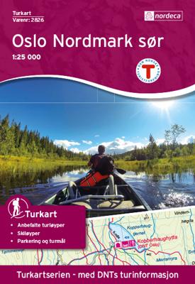 Wandelkaart 2826 Turkart Oslo Nordmark Sør | Nordeca