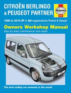 Haynes Werkplaatshandboek Citroën Berlingo & Peugeot Partner benzine & diesel (1996-2010) 4281