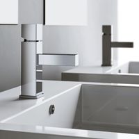 Hotbath Bloke wastafelmengkraan 18cm chroom - thumbnail