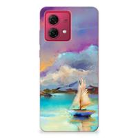 Smartphone hoesje Motorola Moto G84 Boat