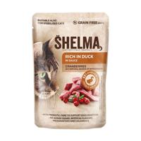 SHELMA Rich in duck in sauce - nat kattenvoer - 85g