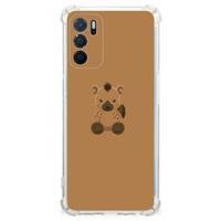 OPPO A16 | A16s | A54s Stevig | Bumper Hoesje | Baby Hyena