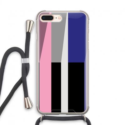 Gestalte 4: iPhone 8 Plus Transparant Hoesje met koord