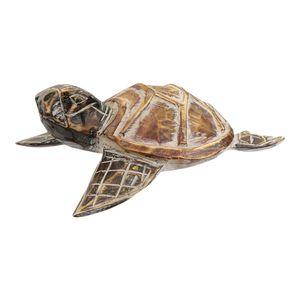 Houten Beeld Schildpad (29 x 21 cm)