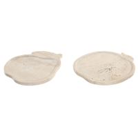 Decoratieve figuren Home ESPRIT Beige Scandinavisch 30 X 27 X 1,8 CM (2 Stuks)