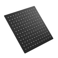 Hoofddouche Aloni | 30 cm | Aan plafond | RVS | Vierkant | Zwart Mat