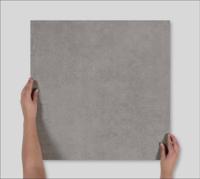 Vloer-/wandtegel betonlook grijs CTC Beton Design 60x60cm tortora mat gerectificeerd