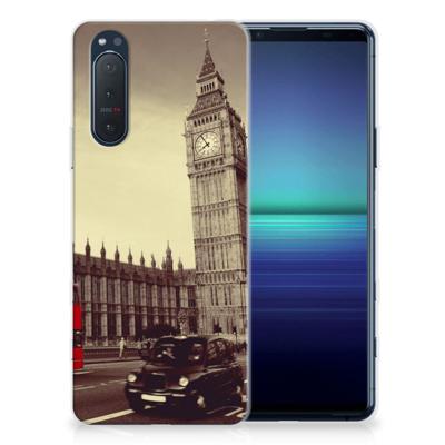Sony Xperia 5II | Silliconen Back Cover | Londen