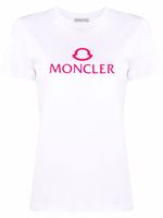 Moncler t-shirt à logo imprimé - Blanc - thumbnail