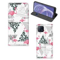 OPPO A73 5G | Hoesje maken | Flamingo Triangle