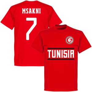 Tunesië Msakni 7 Team T-Shirt