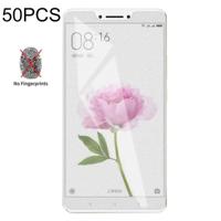 50 stuks non-Full matte Frosted gehard glas film voor Xiaomi mi Max geen retail pakket