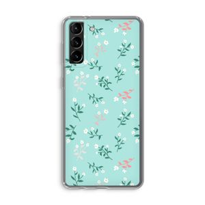 Small white flowers: Samsung Galaxy S21 Plus Transparant Hoesje