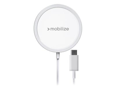 Mobilize Mobilize Magnetic Wireless Charger Magsafe Compatible 15W White Aluminium